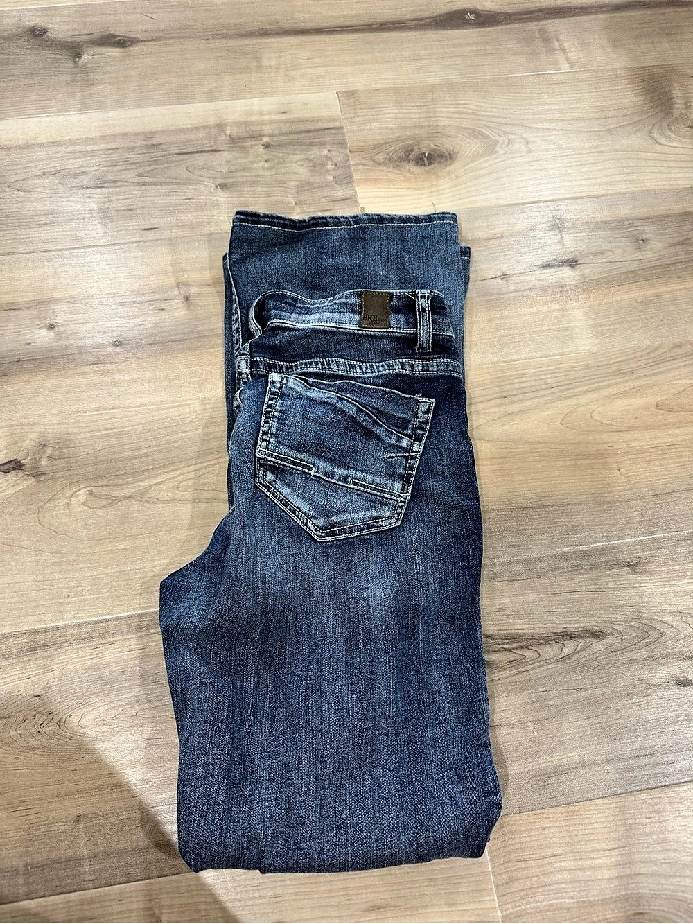BKE Payton Flare Jeans in Blue Waist 27